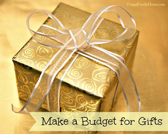 Gift Giving Budget