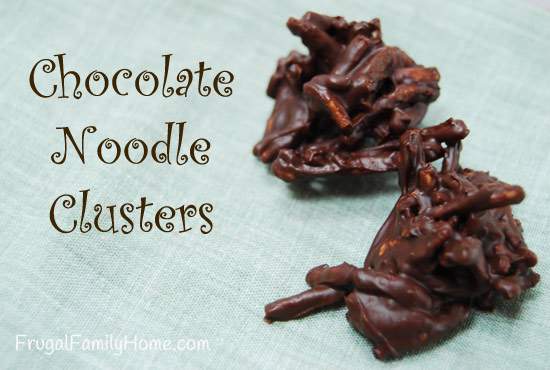 Homemade Sweet Treats, Chocolate Noodle Clusters