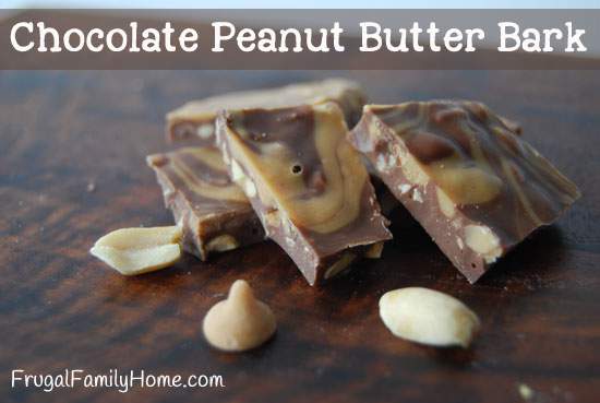 Homemade Sweet Treats, Peanut Butter Bark