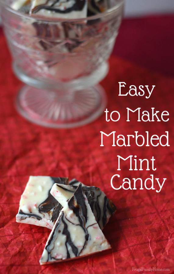 Homemade Sweet Treat, Marbled Mint Candy Frugal Family Home