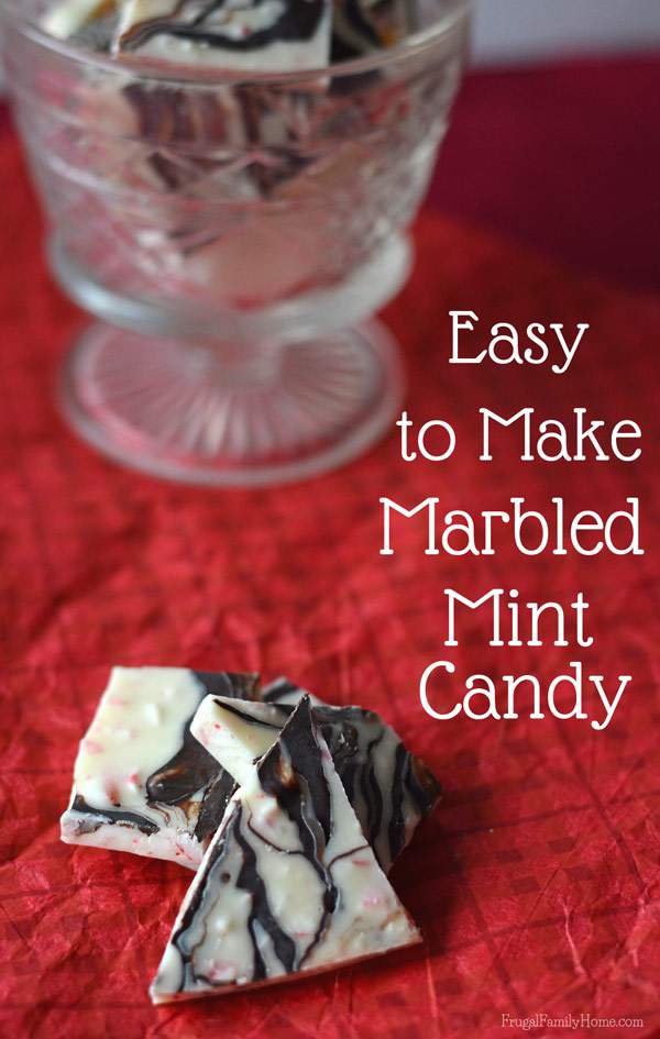 Homemade Sweet Treat, Marbled Mint Candy