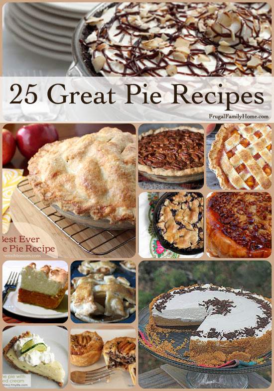 25 Great Pie Recipes