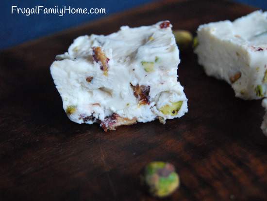 Yummy Cherry Fudge with Pistachios