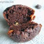 Add chips to the brownie bites