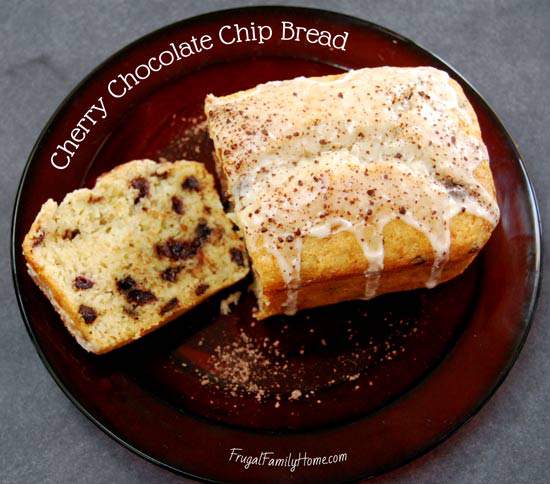 Mini Loaves of Cherry Chocolate Chip Bread