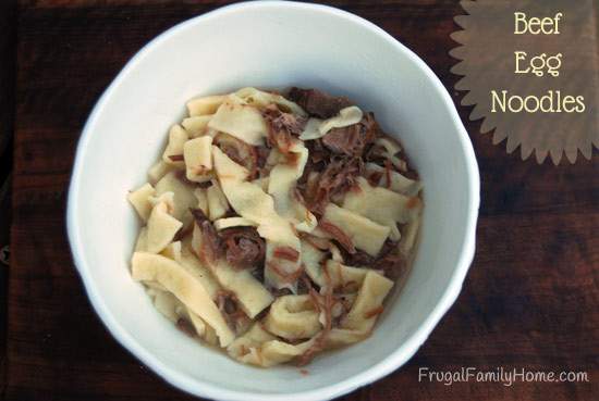 Comfort Food Beef Noodles