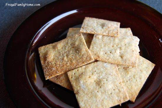 Dairy Free Crackers made with Olive Oil