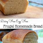 Make your own bread and save. This recipe for dairy free and egg free bread is only $.44 a loaf.