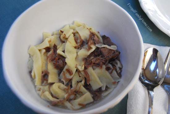 Homemade Beef and Noodles Recipe