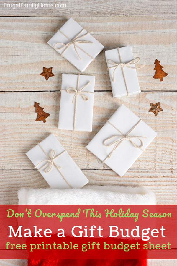 Setting a Budget for Holiday Gifts {Free Printable}