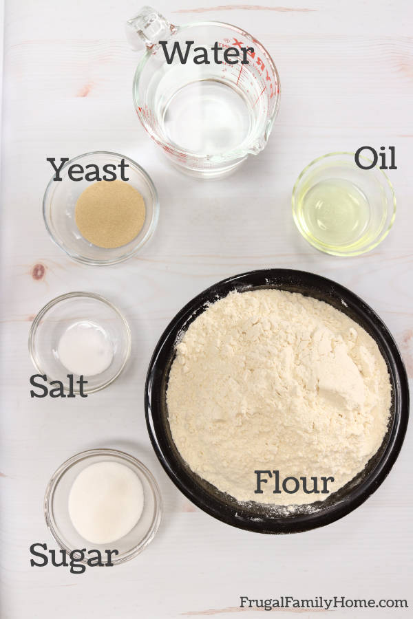 Ingredients for Homemade Bread