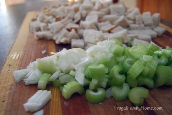 Ingredients for stuffing