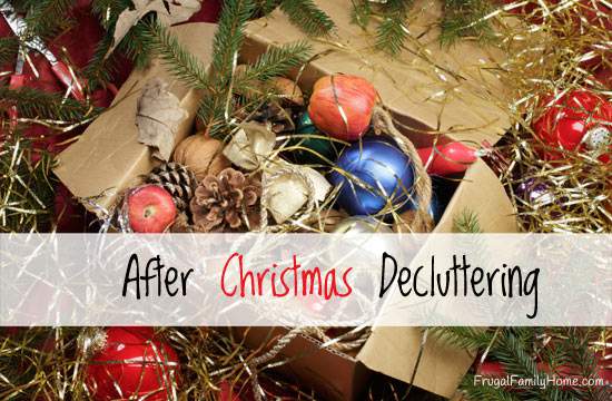 Is your home just a little cluttered from all the great stuff that came into your house over Christmas? If it is why not do a little decluttering to get ready for the new year. Here’s a few things I do each year to help clear out the house and make it more livable. 