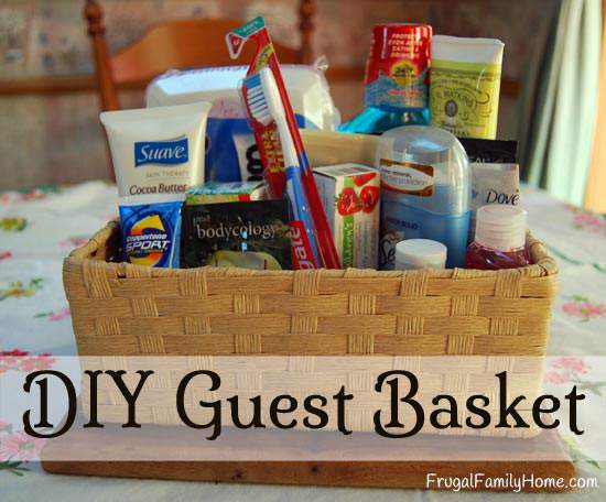 DIY Guest Basket