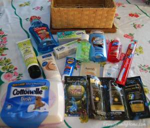 DIY Guest Basket Frugal Family Home   Item For Basket 300x256 