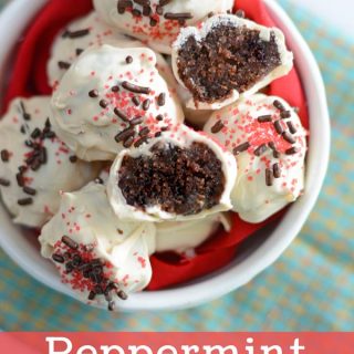 How to make peppermint brownie truffles