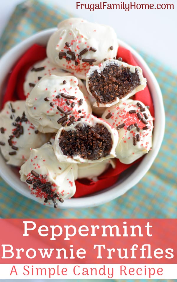How to Make Peppermint Brownie Truffles, Quick and Easy Candy Recipe