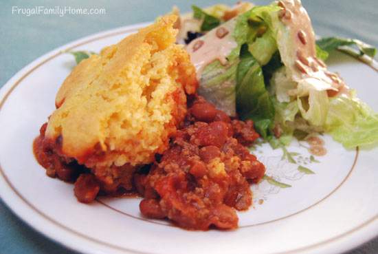 Easy Dinner Recipe, Chili Cornbread