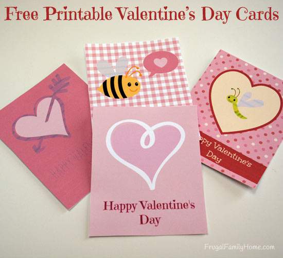 Free Printable, Valentine’s Day Cards