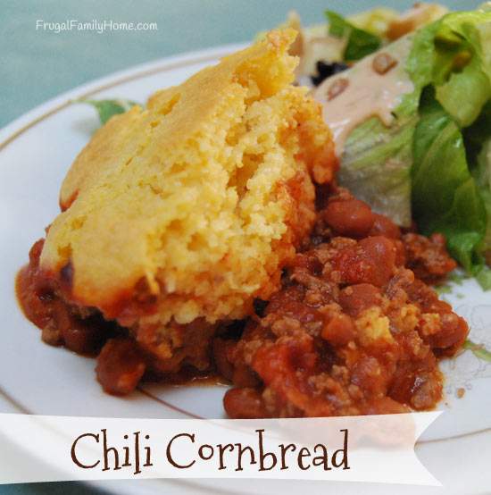 Easy Dinner Recipe, Chili Cornbread