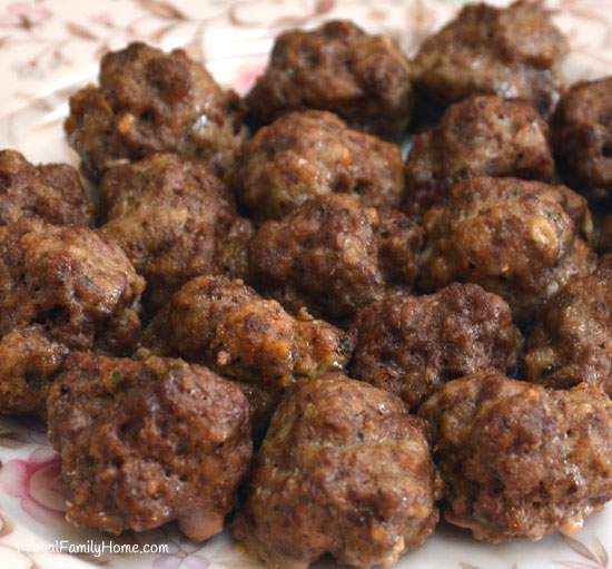 Recipe for Freezer Friendly Meatballs