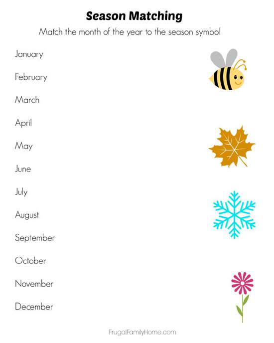 months of the year symbols