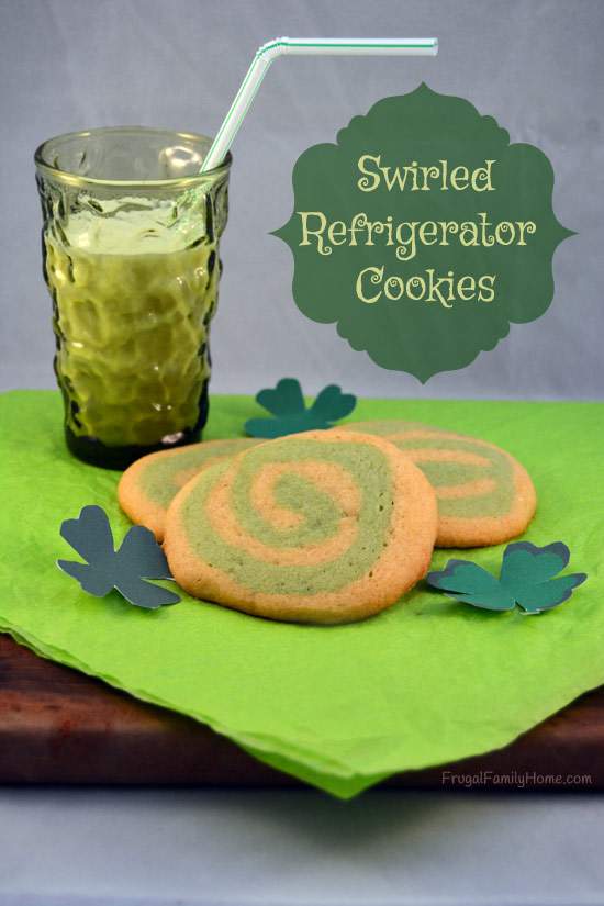 St. Patrick’s Day Inspired Refrigerator Swirl Cookies