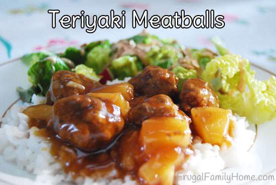 Easy Teriyaki Meatballs