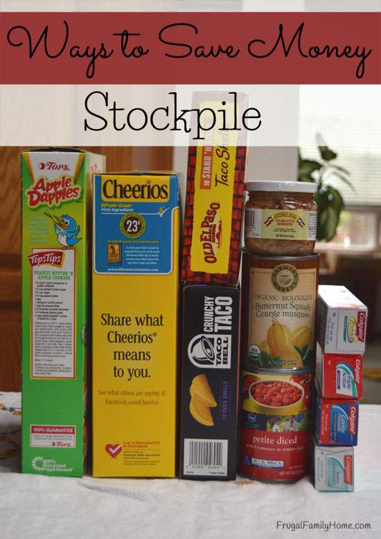 Stockpiling to save money