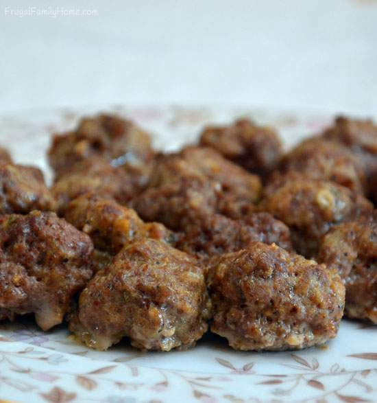 Homemade Meatballs for Freezer