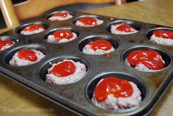 Muffin tin meatloaf recipe.