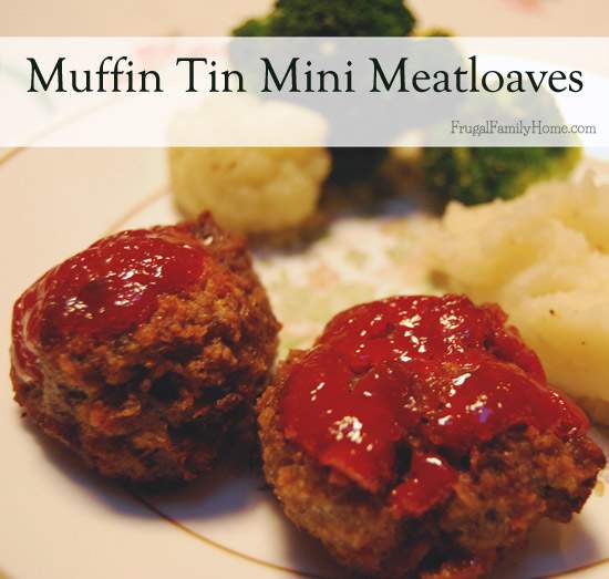 Muffin Tin Meatloaf - Gift of Hospitality