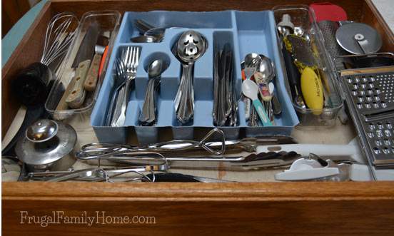 Finally a crumb free silverware drawer