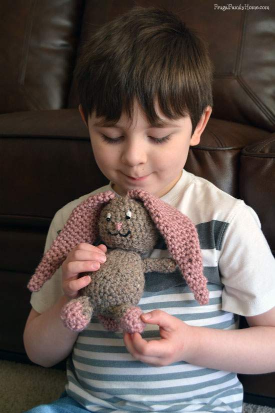 Great Easter Gift for Kids, Crochet Bunny Project