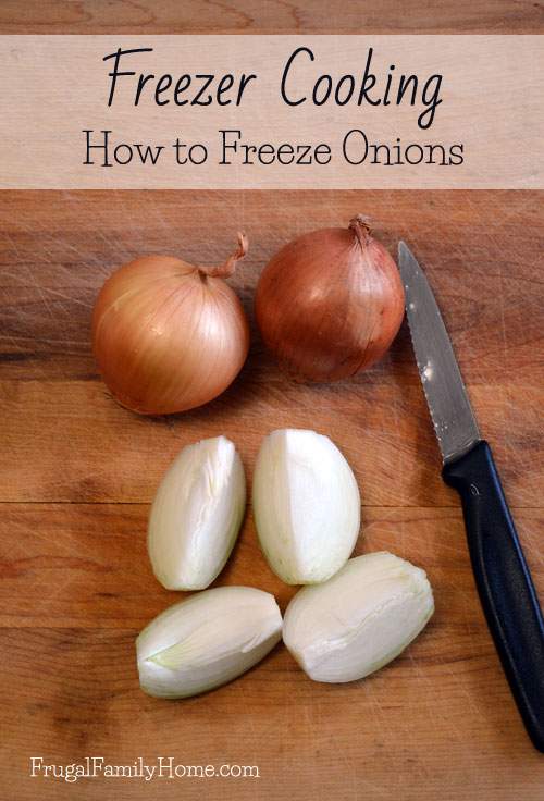 How to freeze onions