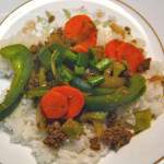 An easy recipe for Mongolian Ground Beef.