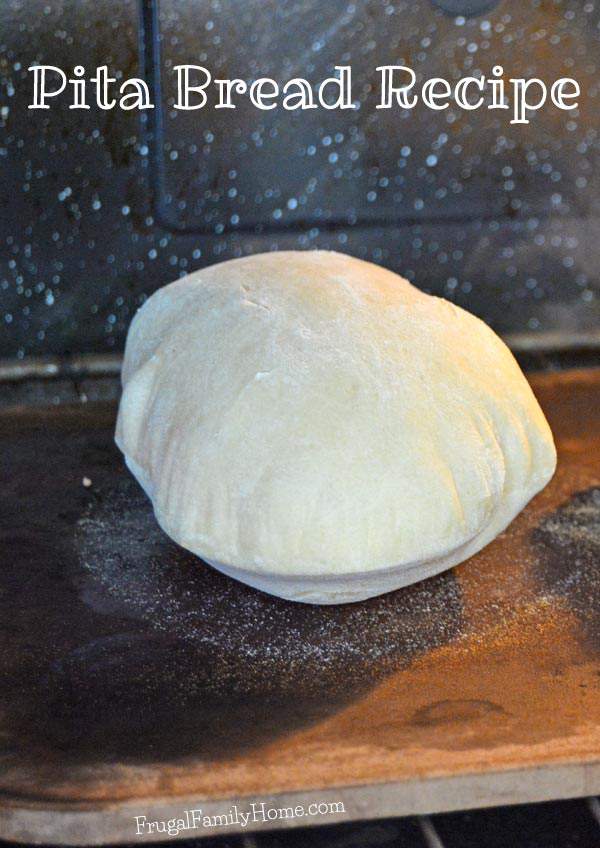 Pita Bread Recipe, Frugal Family Home