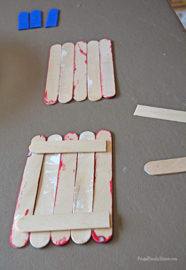 Popsicle Stick Flag Craft - Giggles Galore