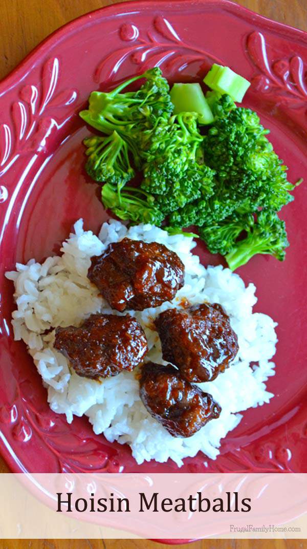 Yummy Tangy Hoisin Meatballs