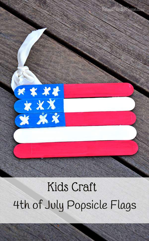 Kids Craft: 4th of July Flags