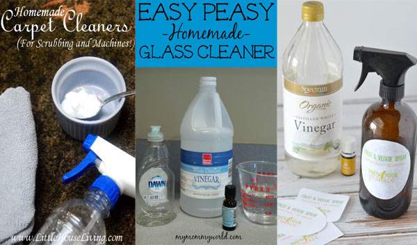 Ways to Save Money, Make Your Own Cleaning Products - Frugal Family Home