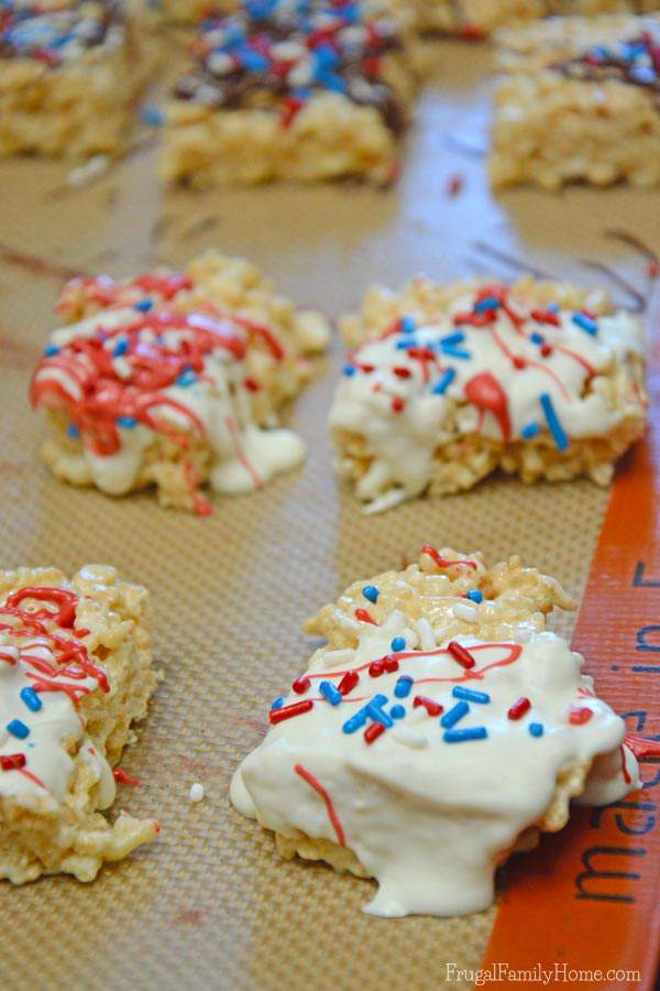 4th of July Rice Crispy Treats