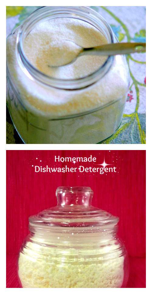 Homemade Dishwasher Detergent