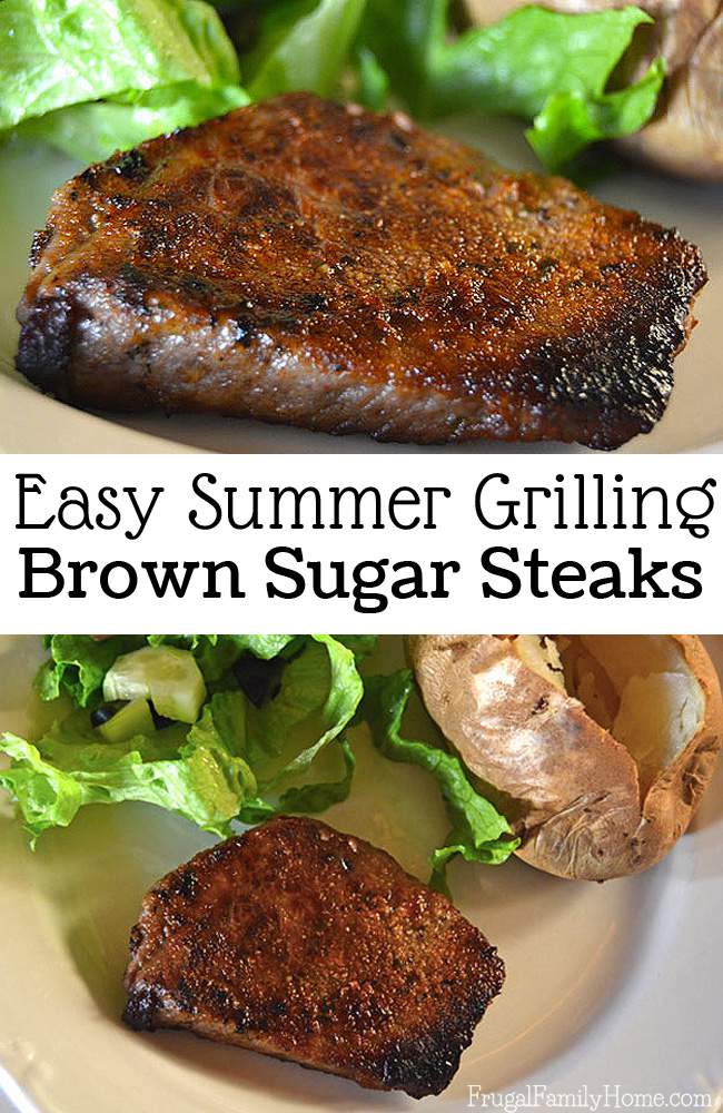 Quick steak grill recipe