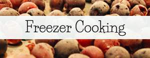 Check out our freezer cooking posts