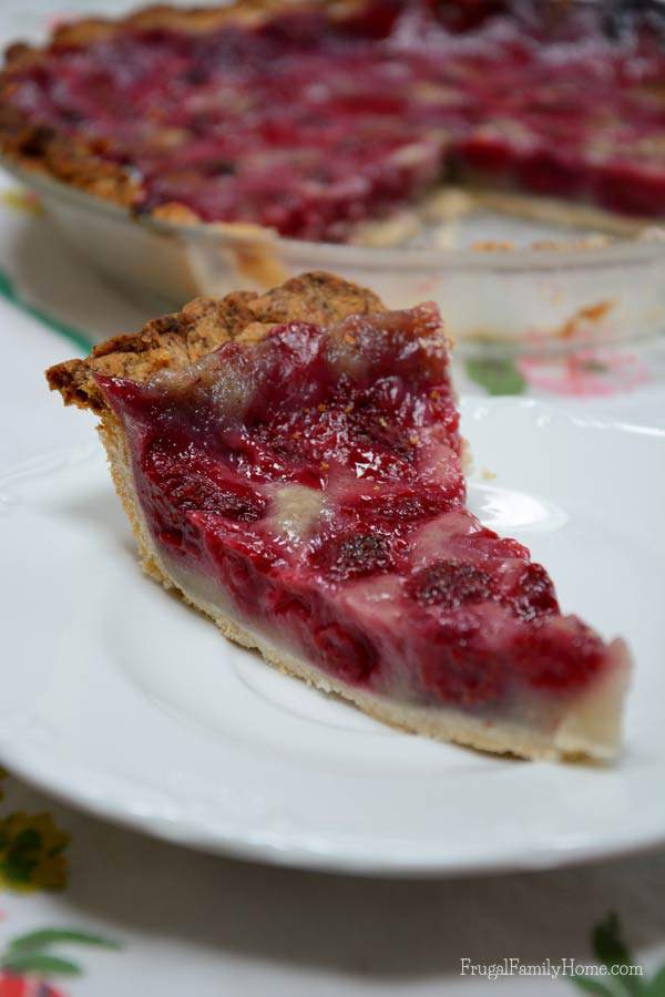 Creamy and Delicious, Raspberry Cream Pie