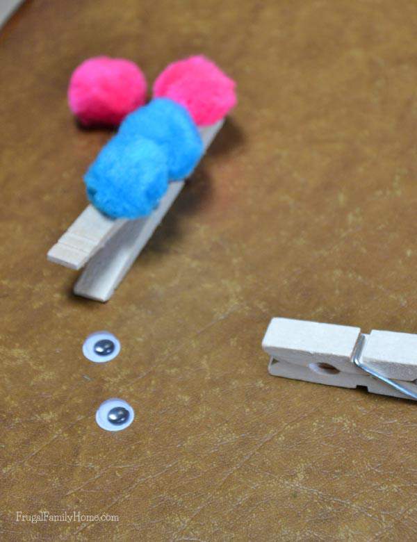 Kid's Craft, Caterpillar Clips - Frugal Family Home