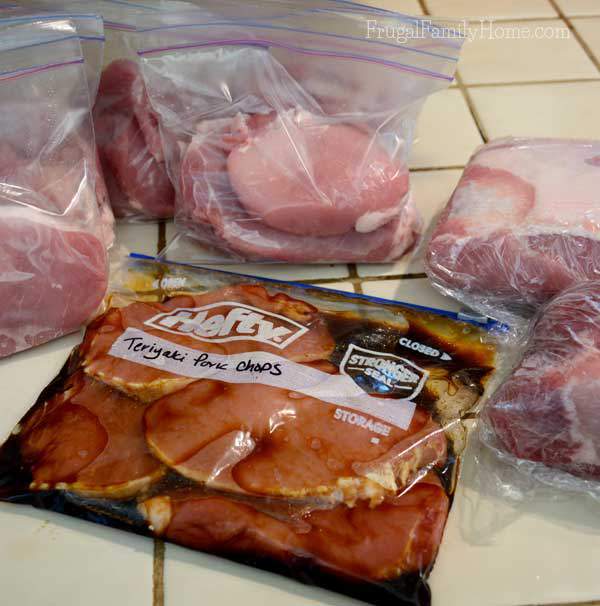 Pork Chops for the Freezer | Frugal Family Home