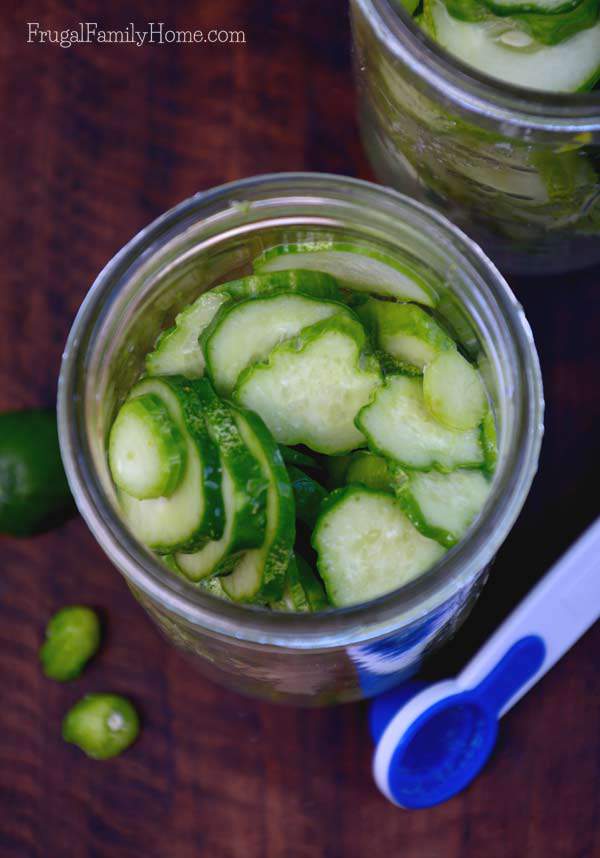 Easy to make refrigerator dill pickles | Frugal Family Home