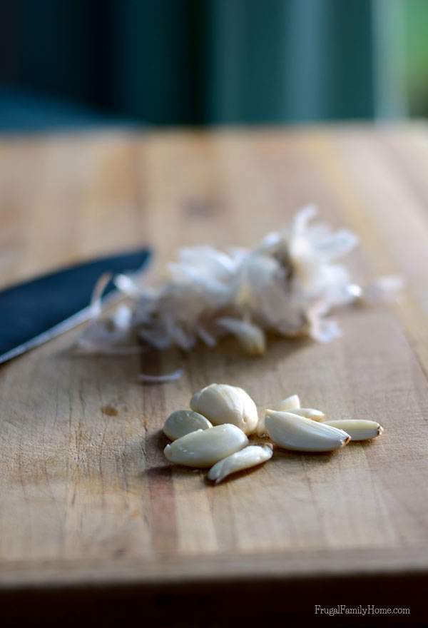 Peeling garlic can be tedious here's how to make the job easier | Frugal Family Home